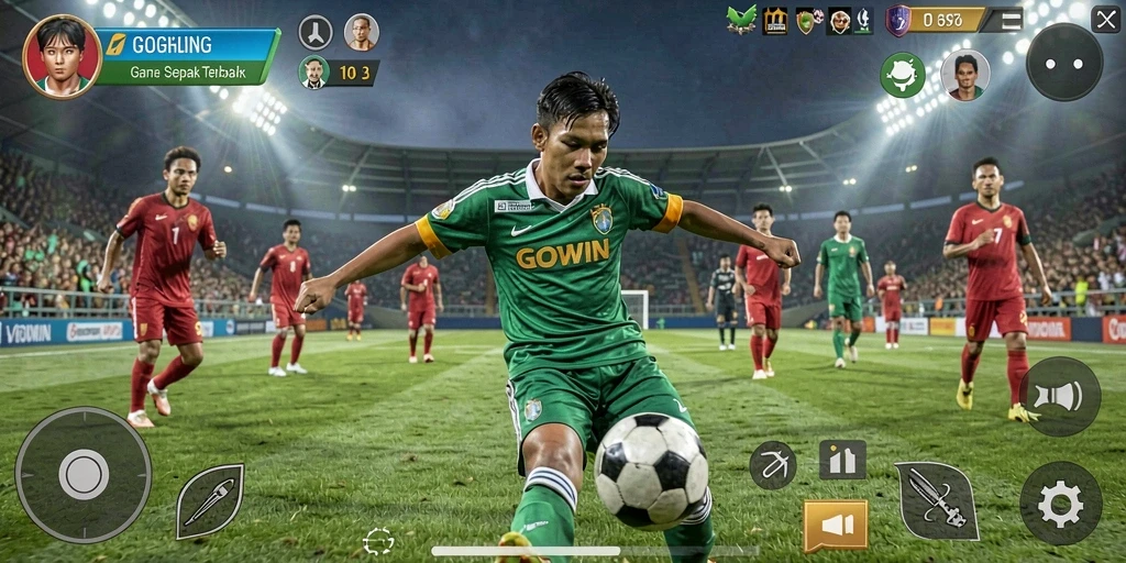 Tampilan gameplay GOWIN yang seru dan penuh aksi.