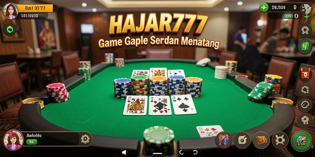 Tampilan gameplay seru di HAJAR777 dengan desain menarik.