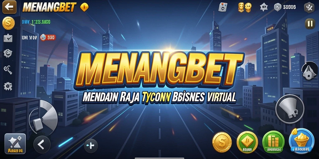 Screenshot gameplay MENANGBET yang menampilkan aktivitas bisnis seru.