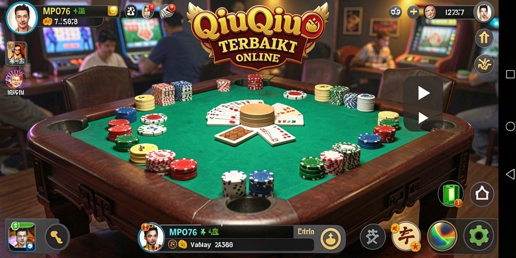 Tampilan menyenangkan dari permainan QiuQiu di MPO76.