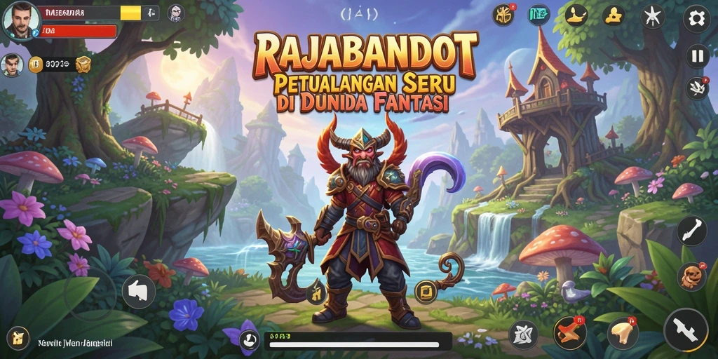 Gameplay menarik dalam dunia petualangan <strong>RAJABANDOT</strong>.
