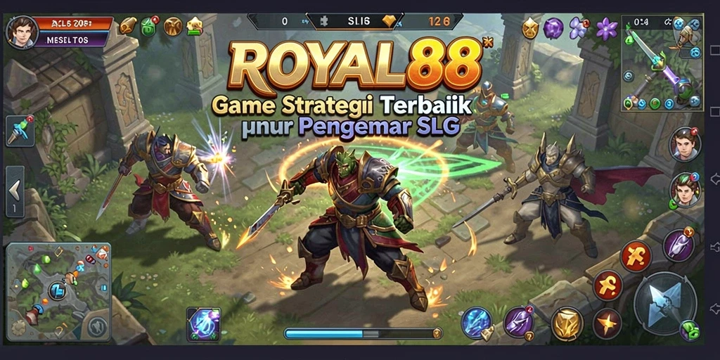 Tampilan gameplay menarik dari ROYAL88 dengan aksi strategi yang intens.