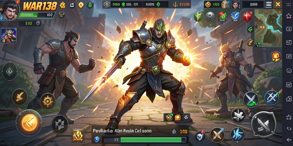Tangkapan layar dari gameplay seru dalam WAR138 dengan aksi ARPG yang mendebarkan.